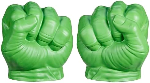 Marvel Hulk Gamma Smash Fists, Soft Foam Role Play Toy, Avengers Super Hero Toys for Kids Ages 5 and Up