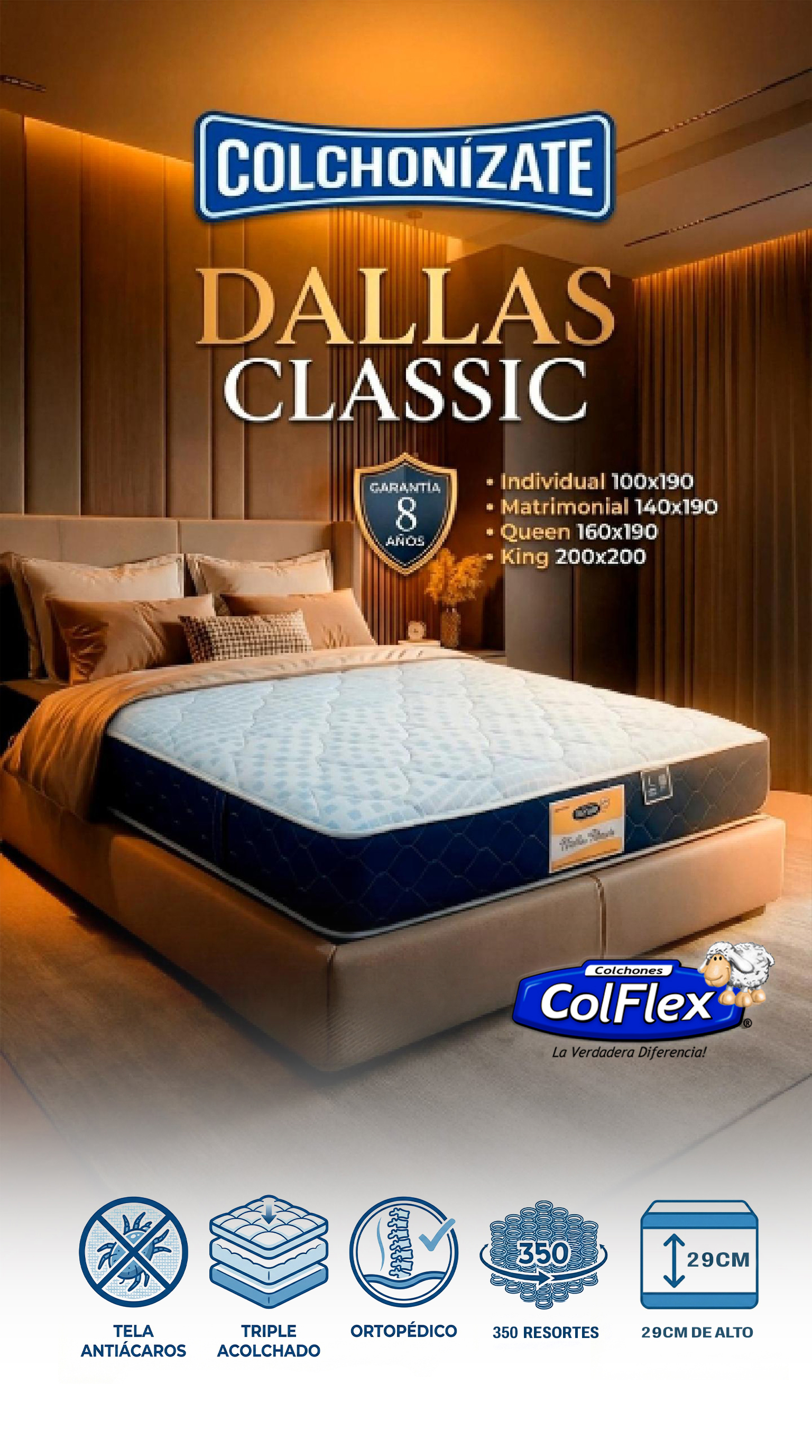 Colchón Dallas Classic