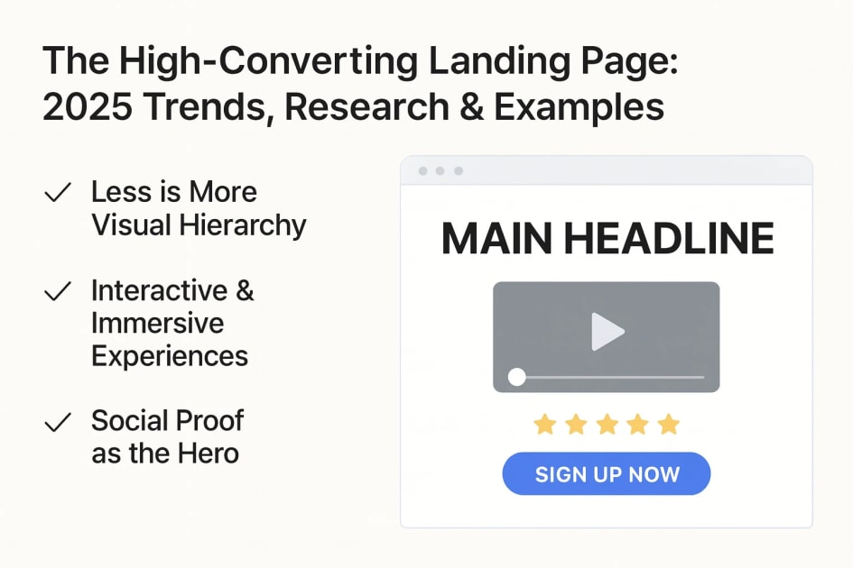 Related to the high-converting landing page: 2025 trends, research & examples