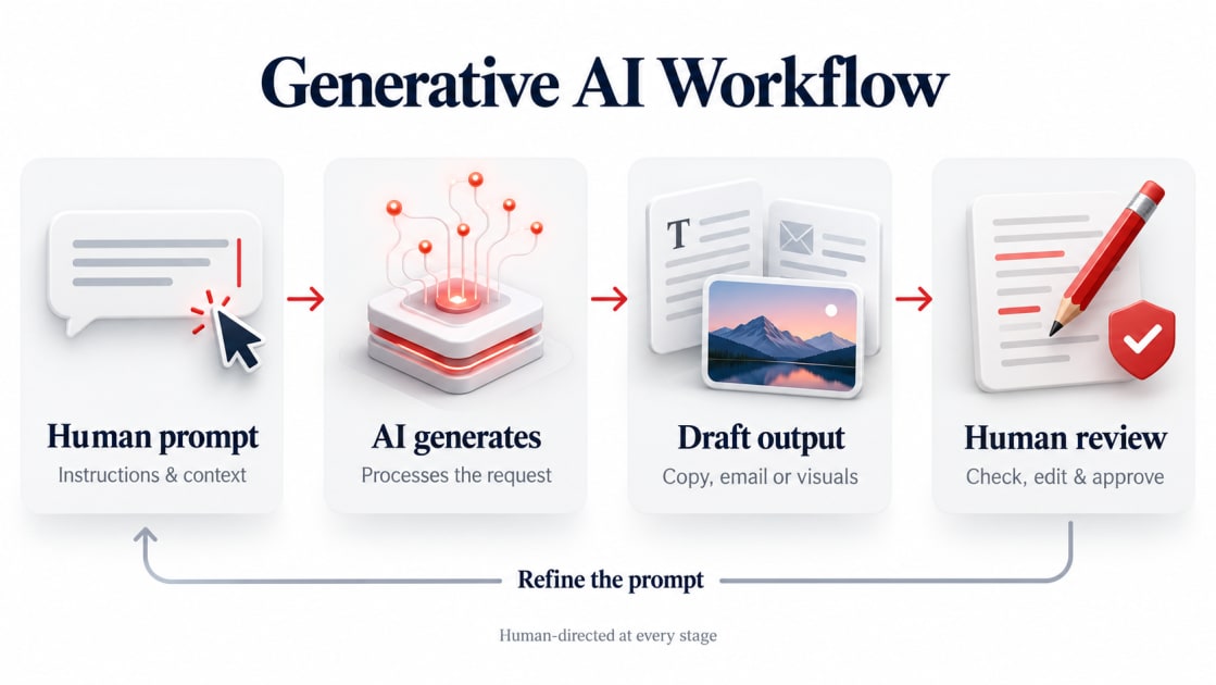 Generative AI Workflow Visual
