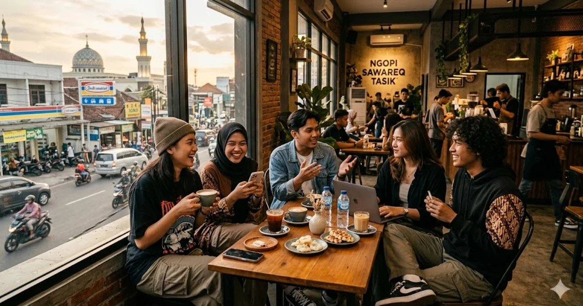 Kenapa Anak Muda Tasikmalaya Betah Berjam-jam di Coffee Shop?