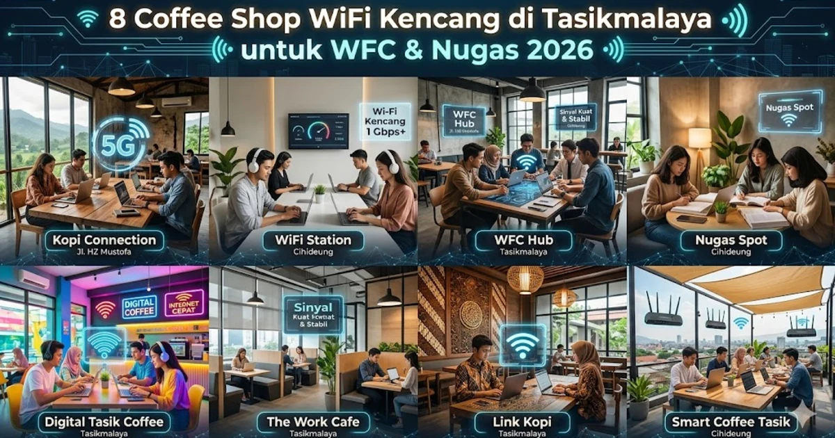 8 Coffee Shop WiFi Kencang di Tasikmalaya untuk WFC dan Nugas 2026
