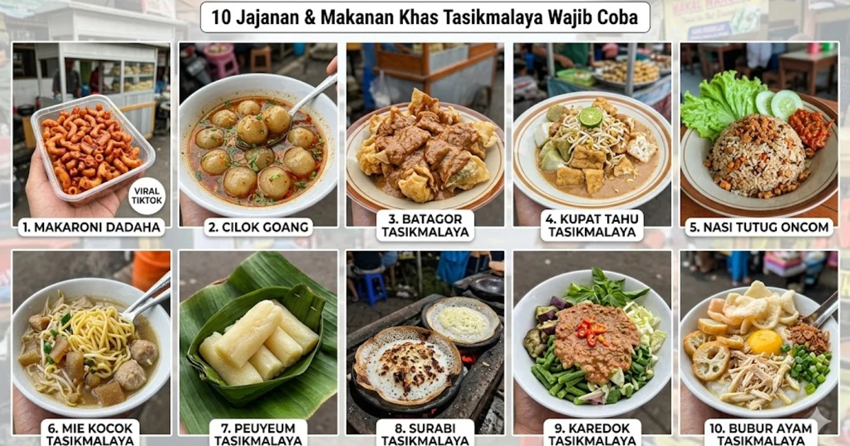 10 Jajanan Street Food Viral Tasikmalaya yang Wajib Dicoba 2026