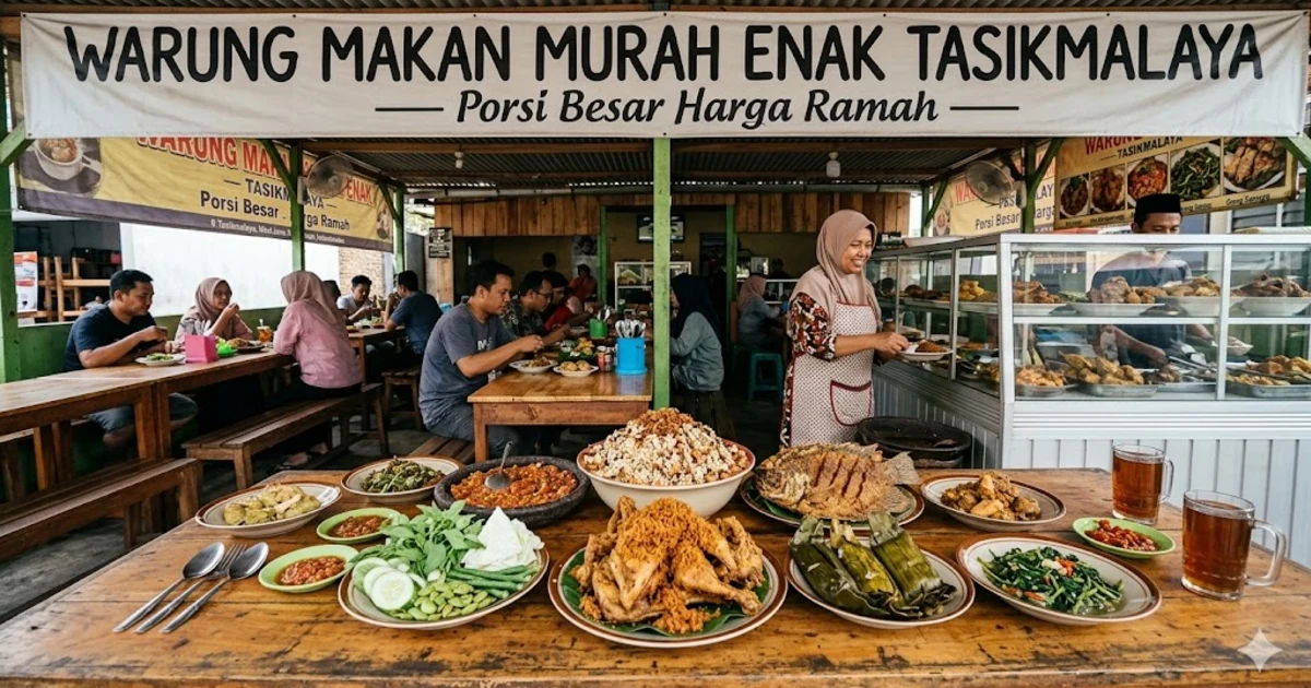 Warung Makan Murah Enak Tasikmalaya — Porsi Besar Harga Ramah