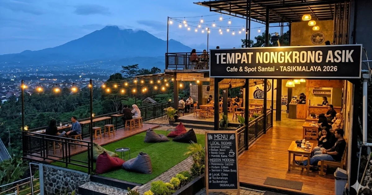 10 Tempat Nongkrong Asik di Tasikmalaya 2026 — Cafe & Spot Santai