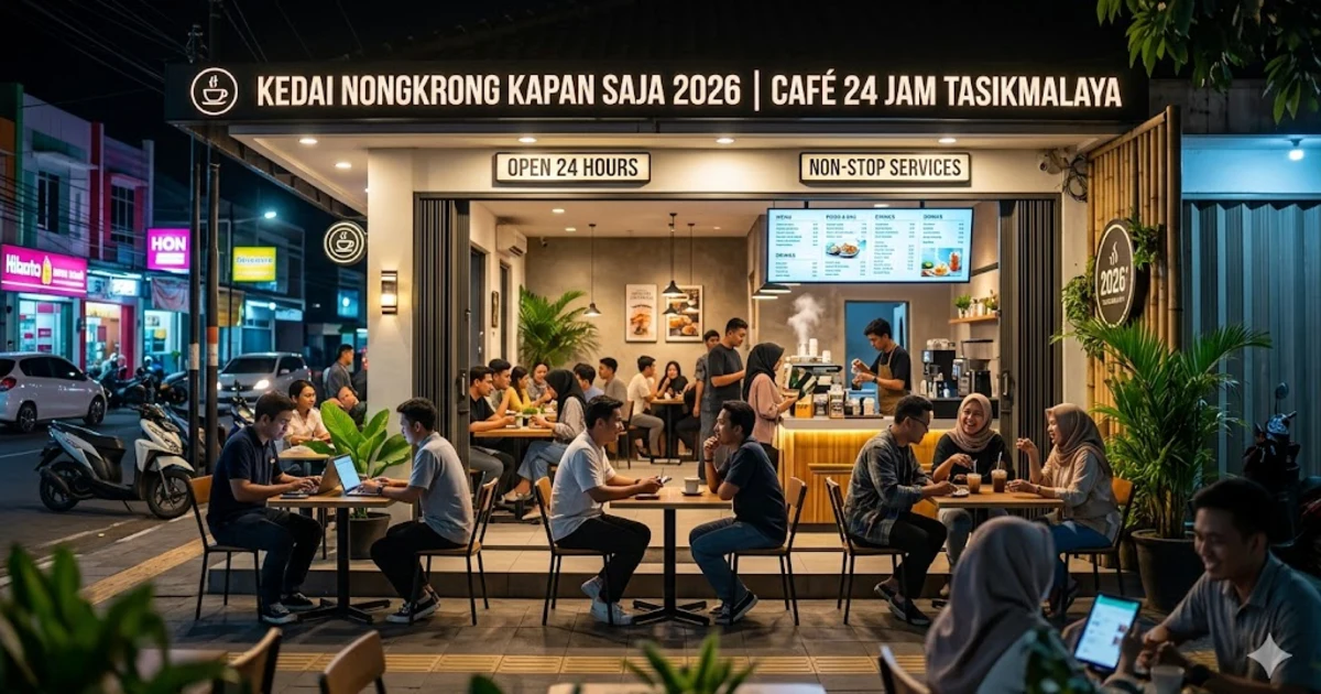 Cafe 24 Jam di Tasikmalaya — Tempat Nongkrong Kapan Saja 2026