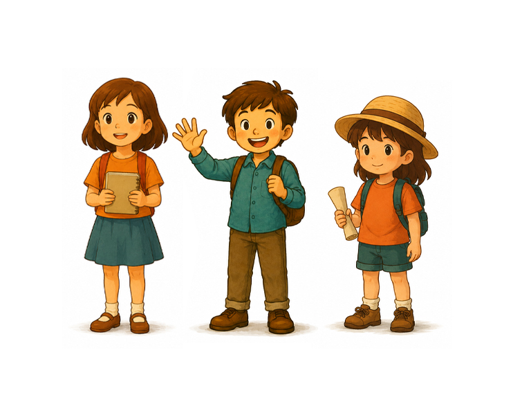 Illustration from The Secret of the Golden Island