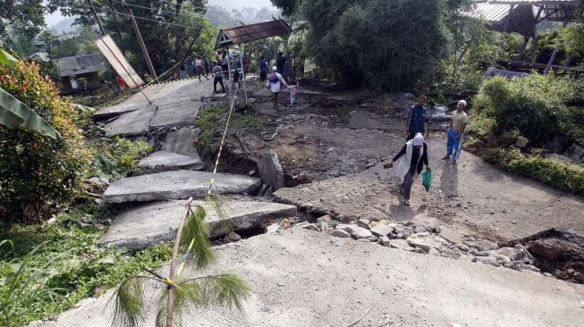 Penurunan Elevasi Tanah