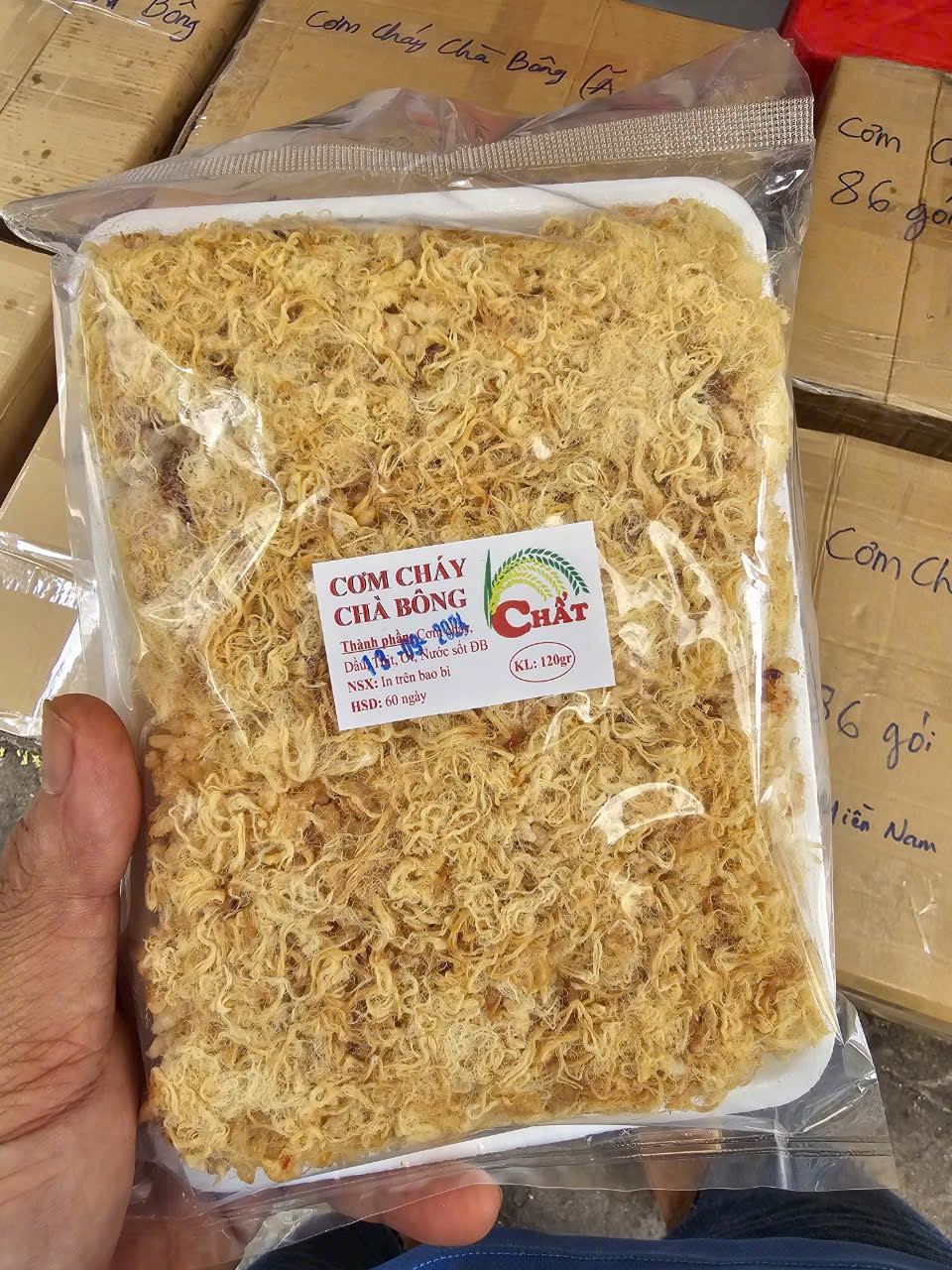 Cơm cháy chà bông Chất