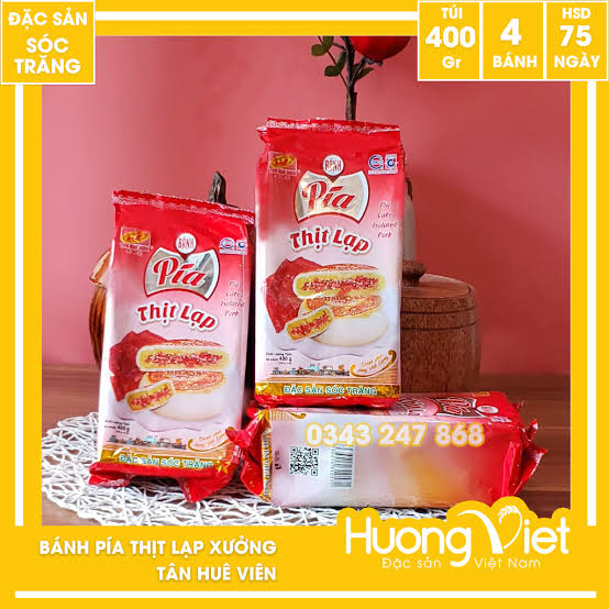 Bánh pía thịt lạp Tân Huê Viên 400g 3