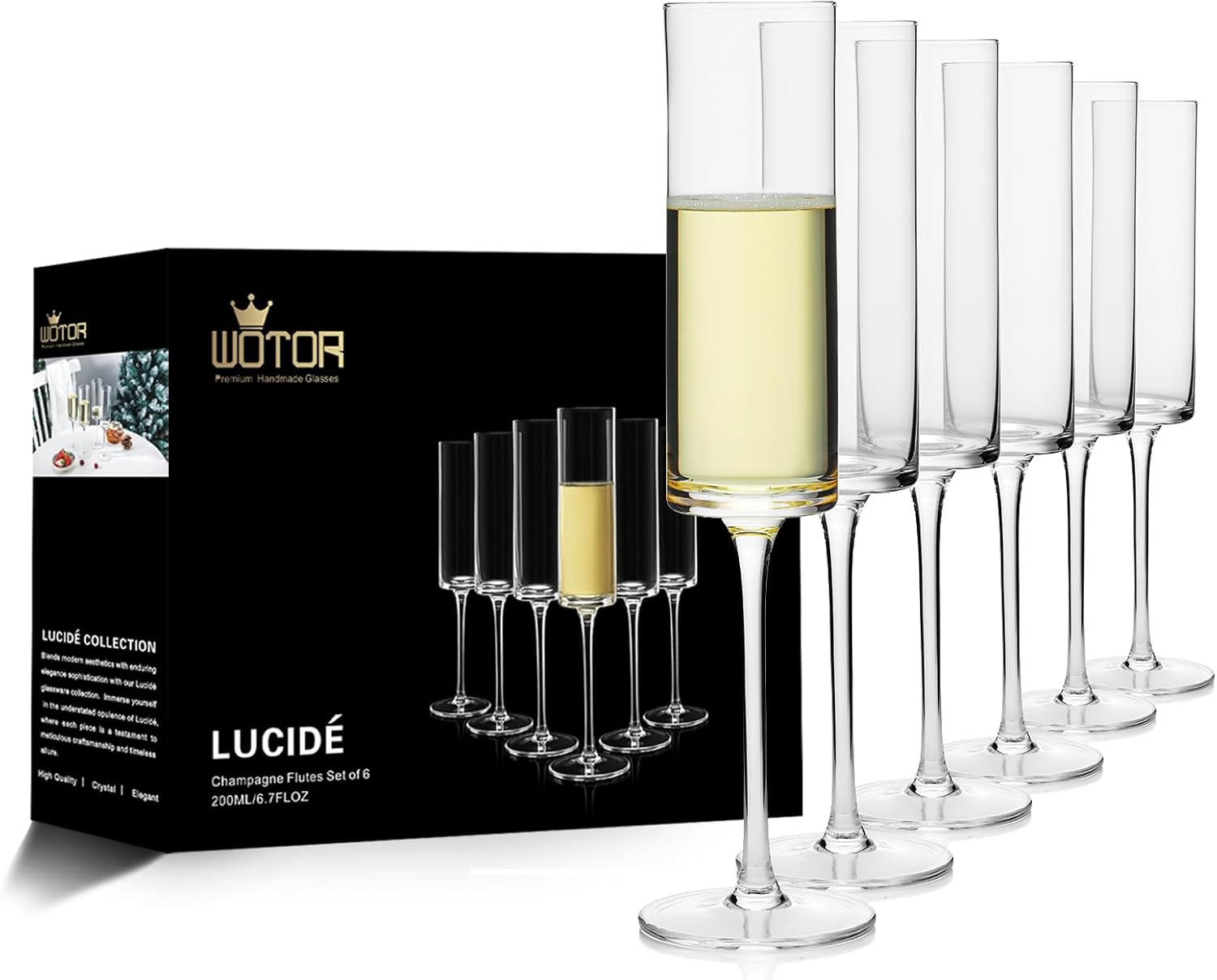 Wotor Flutes Champagne
