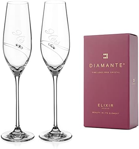 Vue 2 de Diamante Lot De Flutes
