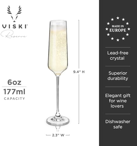 Vue 3 de Viski Lot De Flutes