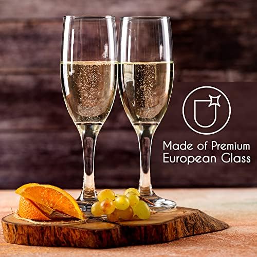 Vue 2 de Crystalia Premium Cristal Flute