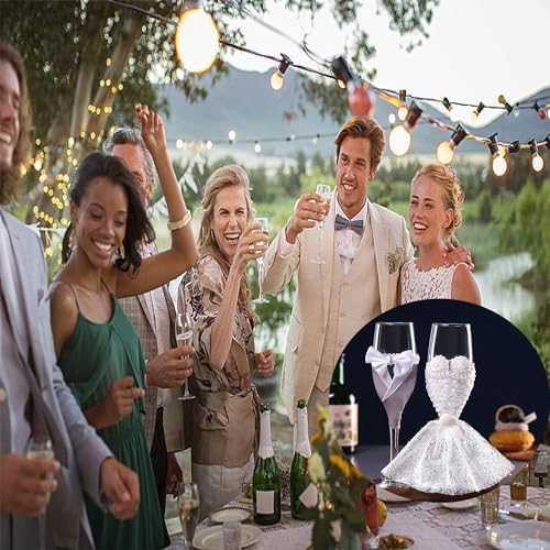 Vue 6 de Yueming Flutes Champagne