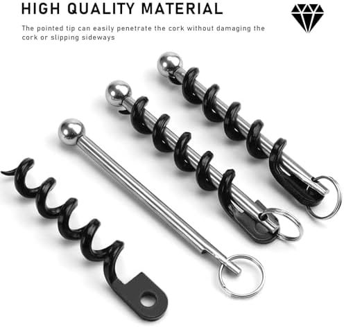 Vue 4 de Finelycr Pieces Mini Tirebouchon