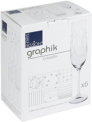 Vue 2 de Flute Champagne Cristallin
