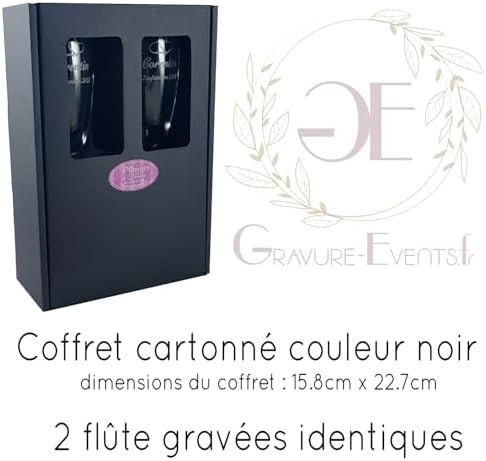 Vue 3 de Gravure Events Flutes