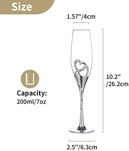 Vue 6 de Nuptio Flutes Champagne