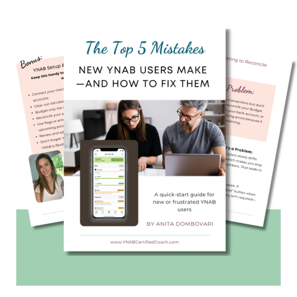 Top 5 YNAB Mistakes
