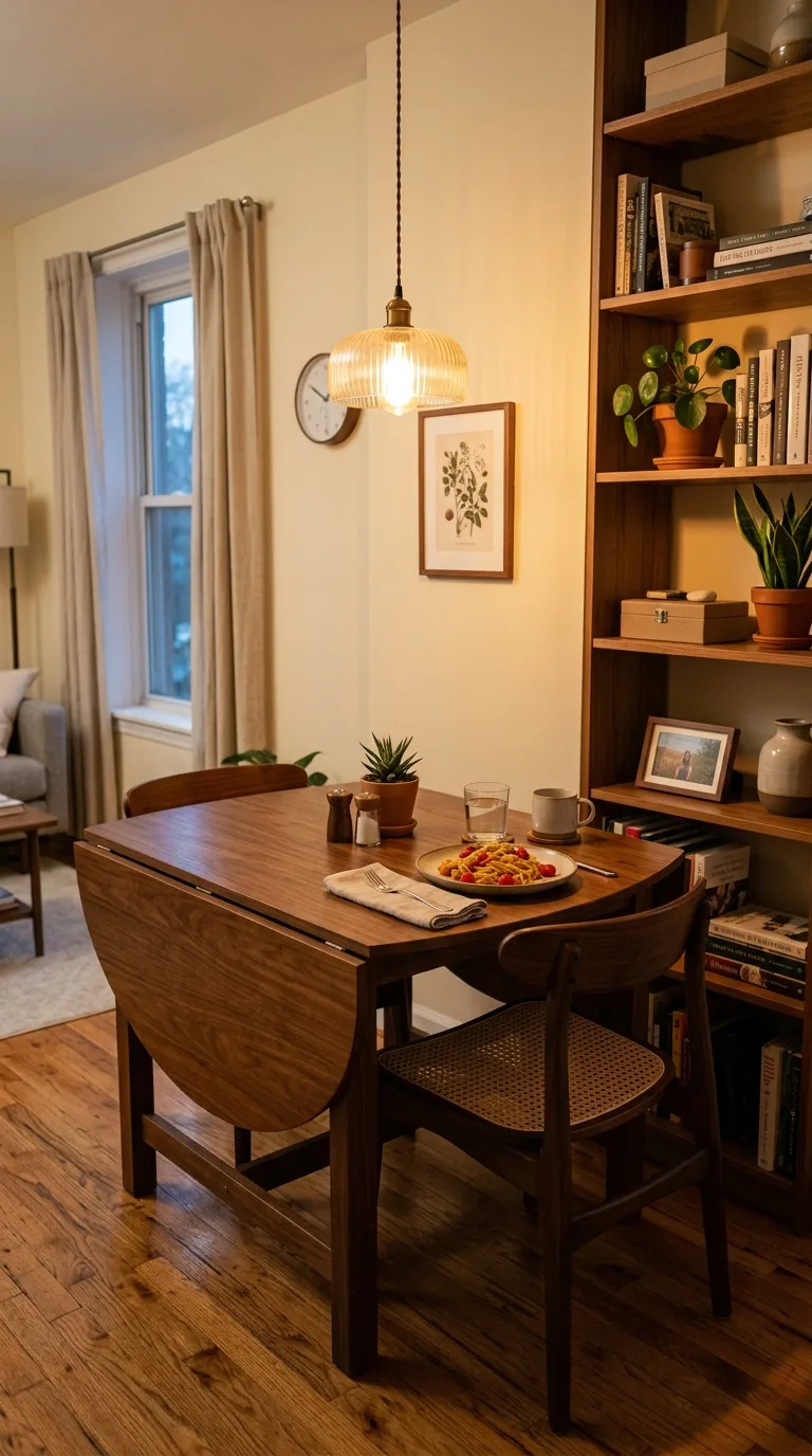 7. The Compact Dining Table: Expandable Elegance