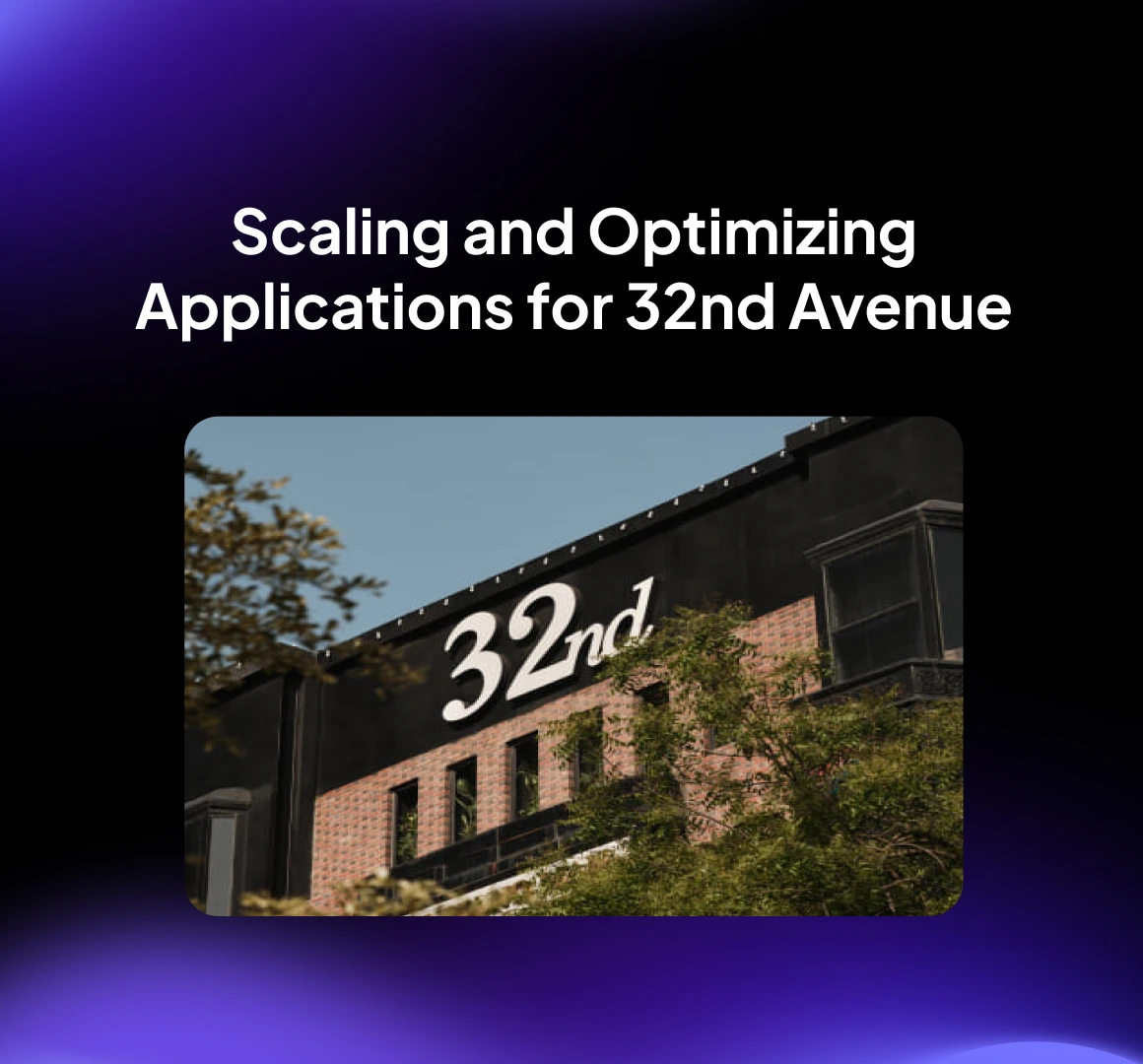 Scaling and Optimizing Applications with EKS for 32nd Avenue
