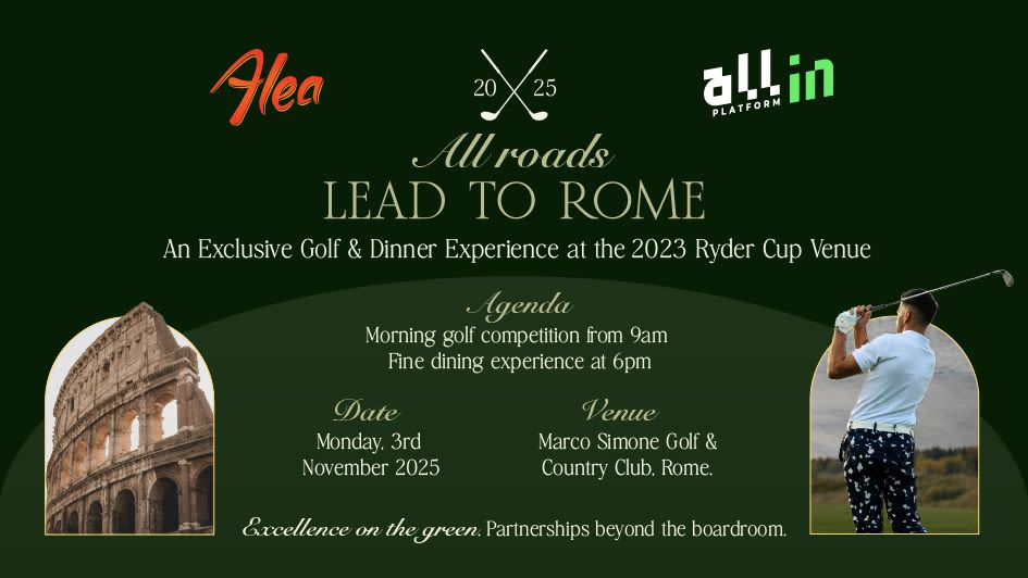 ALL IN Platform vs Alea: A Prestigious Golf & Networking Event in Rome