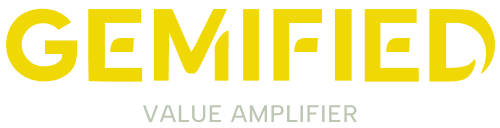 Gemified logo