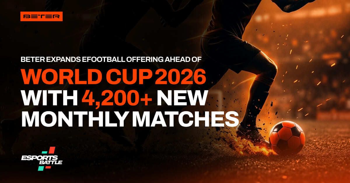 BETER boosts eFootball offering with new 4,200+ monthly events ahead of World Cup 2026