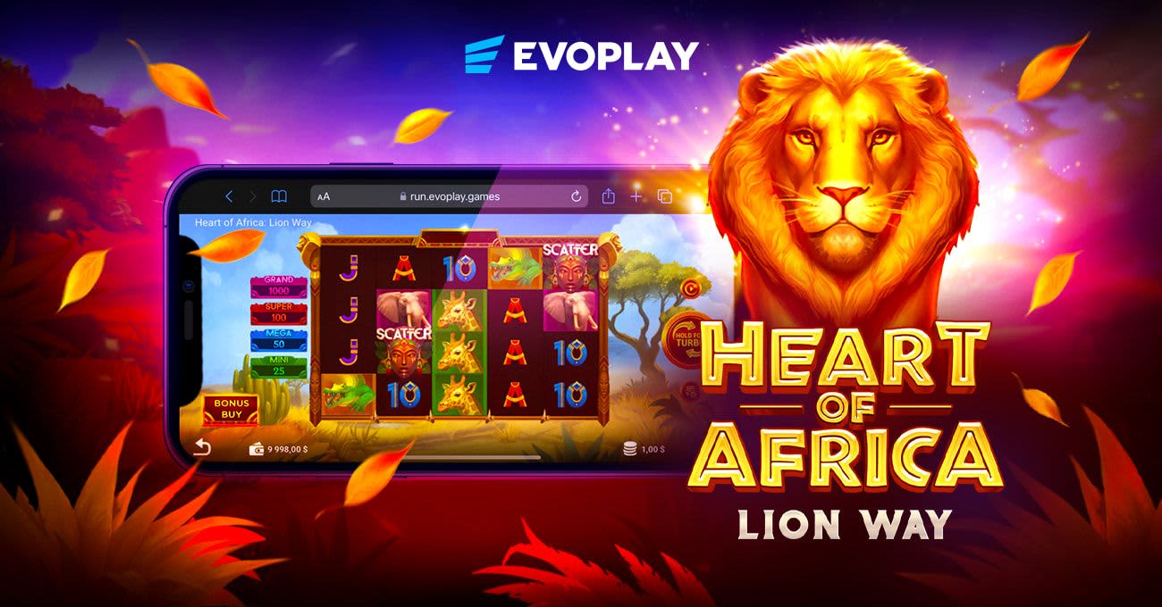 Evoplay heads on a safari adventure in Heart of Africa: Lion Way