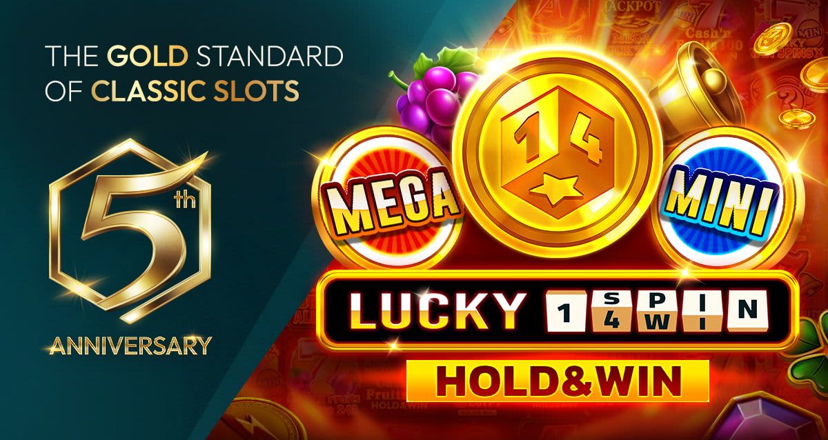 1spin4win presents Lucky 1spin4win Hold and Win to mark its 5th anniversary