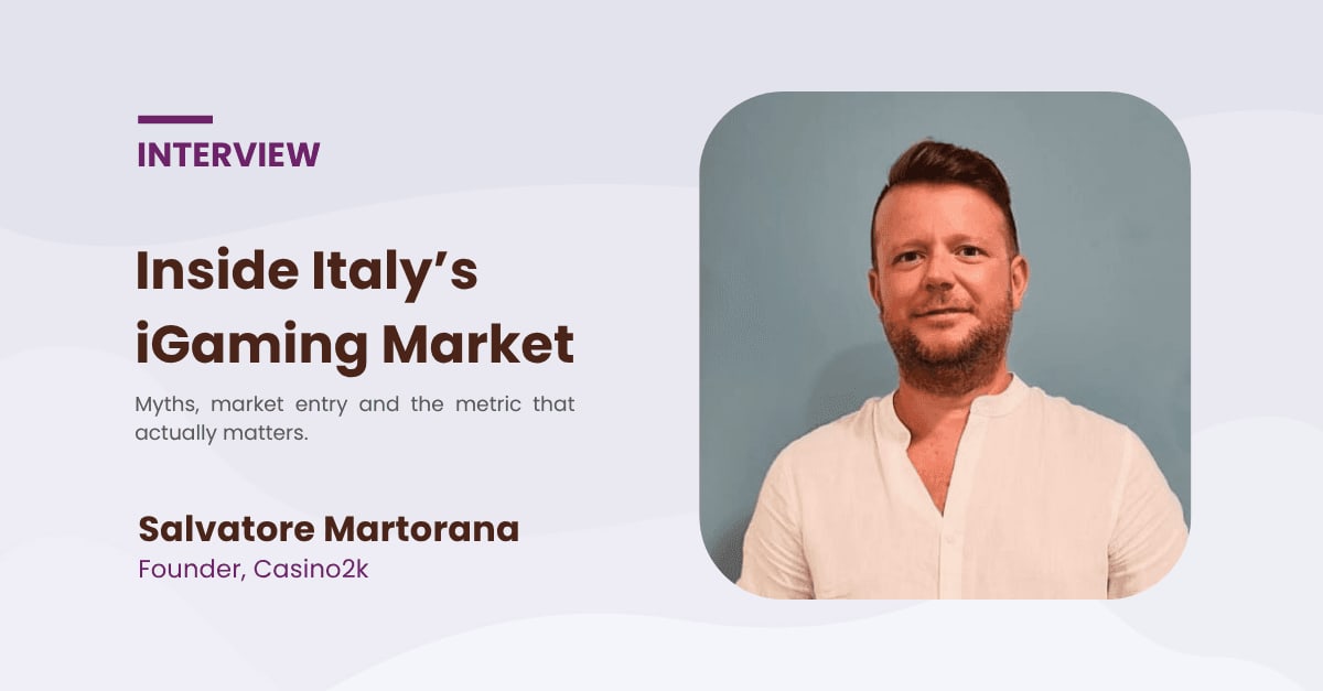 Interview with Salvatore Martorana, Founder of Casino2k