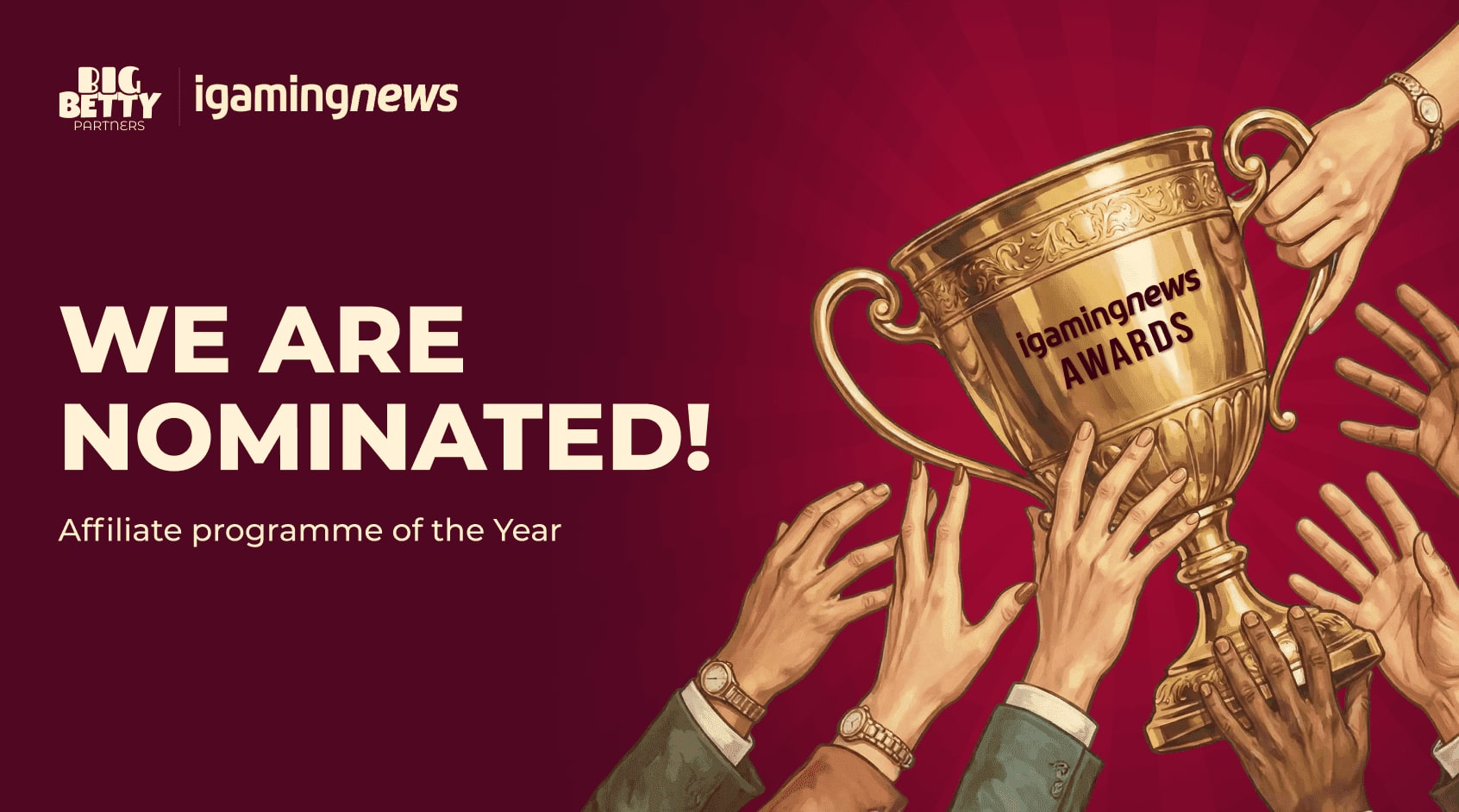 Big Betty Partners Shortlisted for Affiliate Programme of the Year at iGaming News Awards news featured image