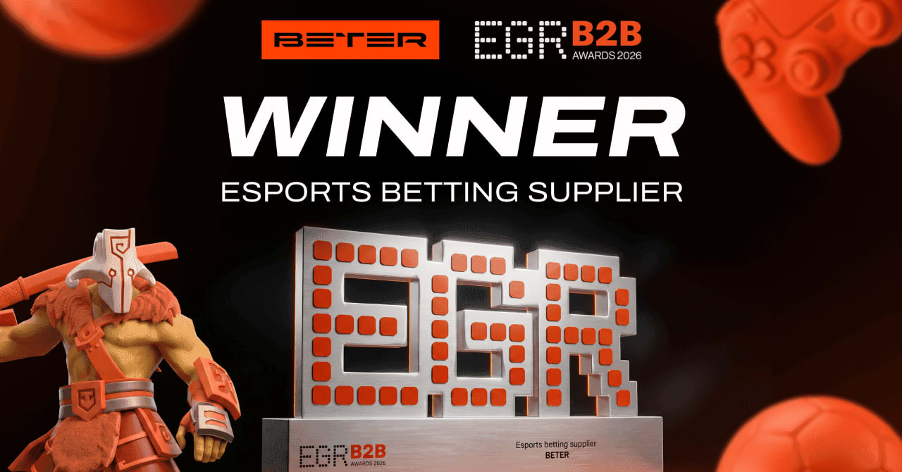 BETER wins Esports Betting Supplier at EGR B2B Awards for the second consecutive year