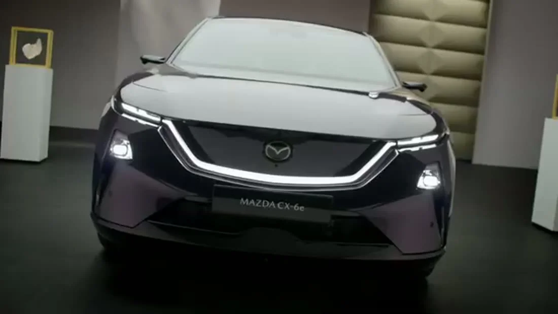 Mazda CX-6e: A Sleek 258-HP Electric SUV With Up To 484 km Range And A 26-Inch Display