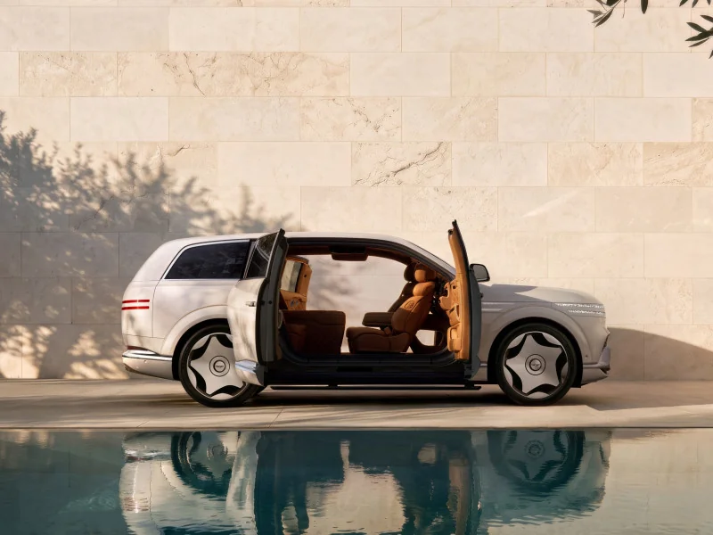 2026 Genesis GV90: The Brand's First Three-Row Flagship EV, With Coach Doors