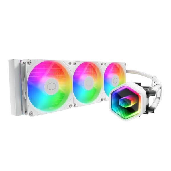 קירור נוזלי Cooler Master 360 Core II White 280W TDP Intel/Amd