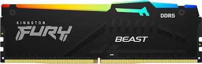 זיכרון לנייח Kingston FURY BEAST RGB 16GB DDR5 6000MHZ CL30 EXPO XMP