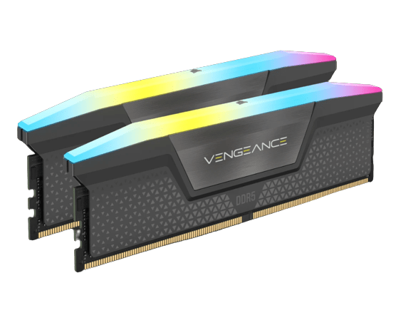 זיכרון לנייח Corsair Vengeance RGB 2×16GB DDR5 6000MHz CL30