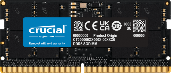 זיכרון לנייד Crucial 16GB DDR5 5600MHz CL46