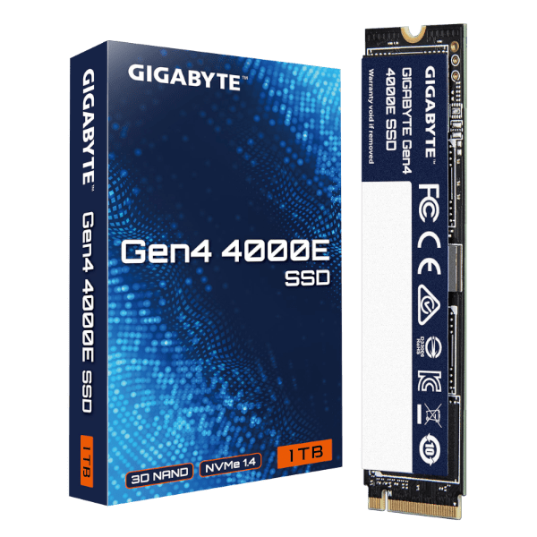 דיסק פנימי Gigabyte 4000E 1TB Gen4 SSD NVME 2280