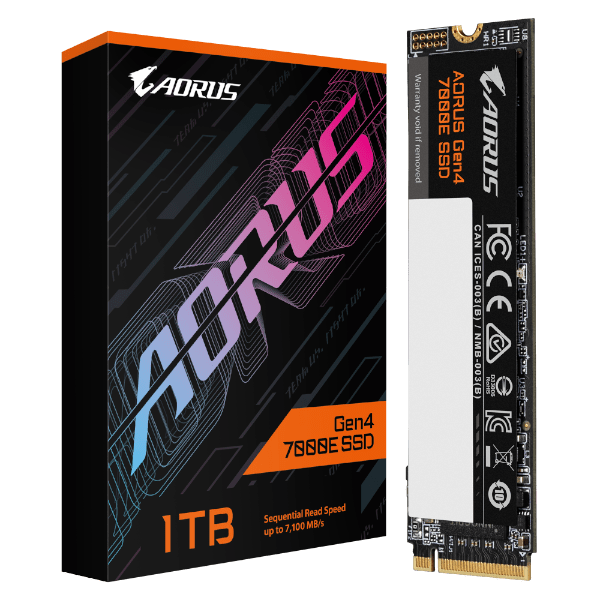דיסק פנימי AORUS Gen4 7000E 1TB SSD NVME 2280