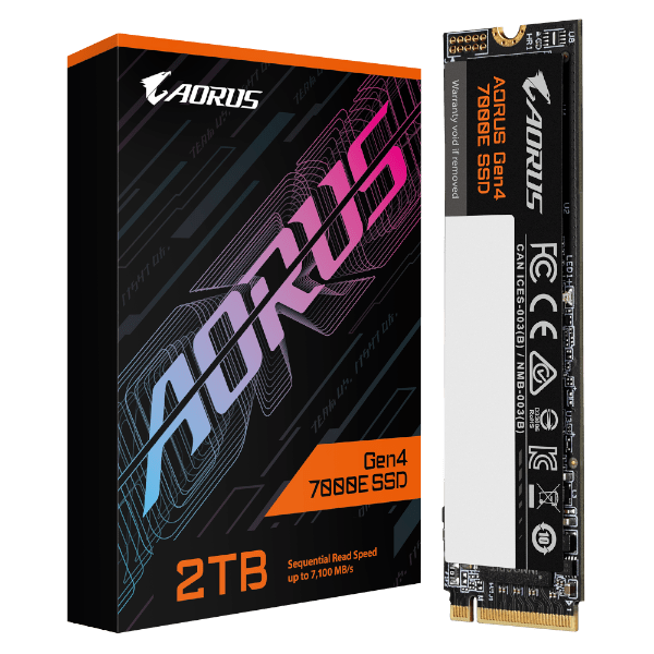 דיסק פנימי AORUS Gen4 7000E 2TB SSD NVME 2280