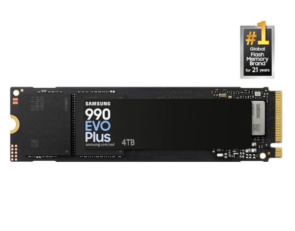 דיסק פנימי Samsung 990 EVO PLUS 4TB up to 7250 Read 6300 Write NVMe Gen5