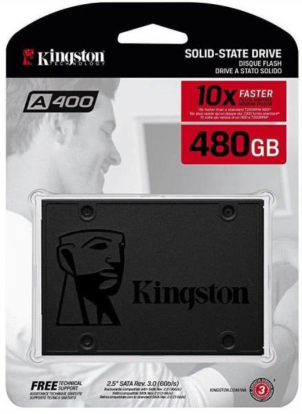 דיסק פנימי 2.5 Kingston A400 480GB SSD 3D NAND SATA SATA SSD