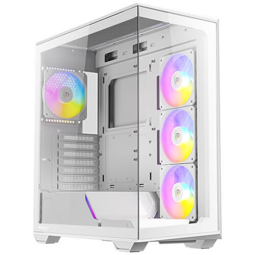 מארז לבן Antec C3 ARGB Mid-Tower ATX 4x FANS Incl Type-C
