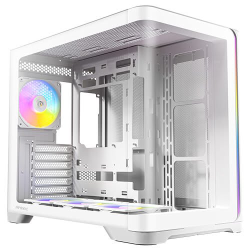 מארז לבן Antec C5 Curve ARGB Mid-Tower ATX 4x FANS Type-C