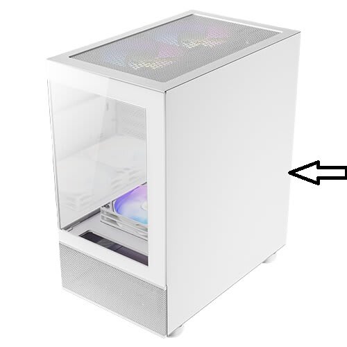 צד ימין למארז לבן Antec CX200M