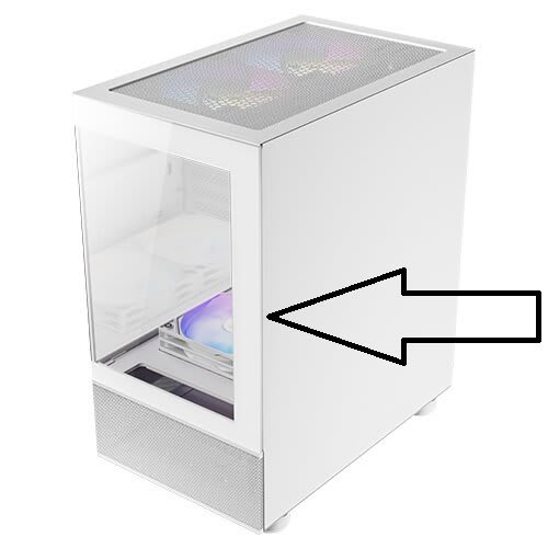 פנל קידמי למארז לבן Antec CX200M