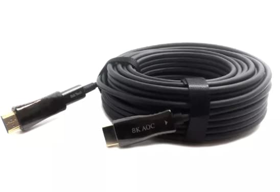 כבל HDMI סיב אופטי חד כיווני להשחלות 10M v2.1 8K FiberOptic